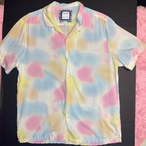 Denim & Flower Multicolor Pastel Shirt